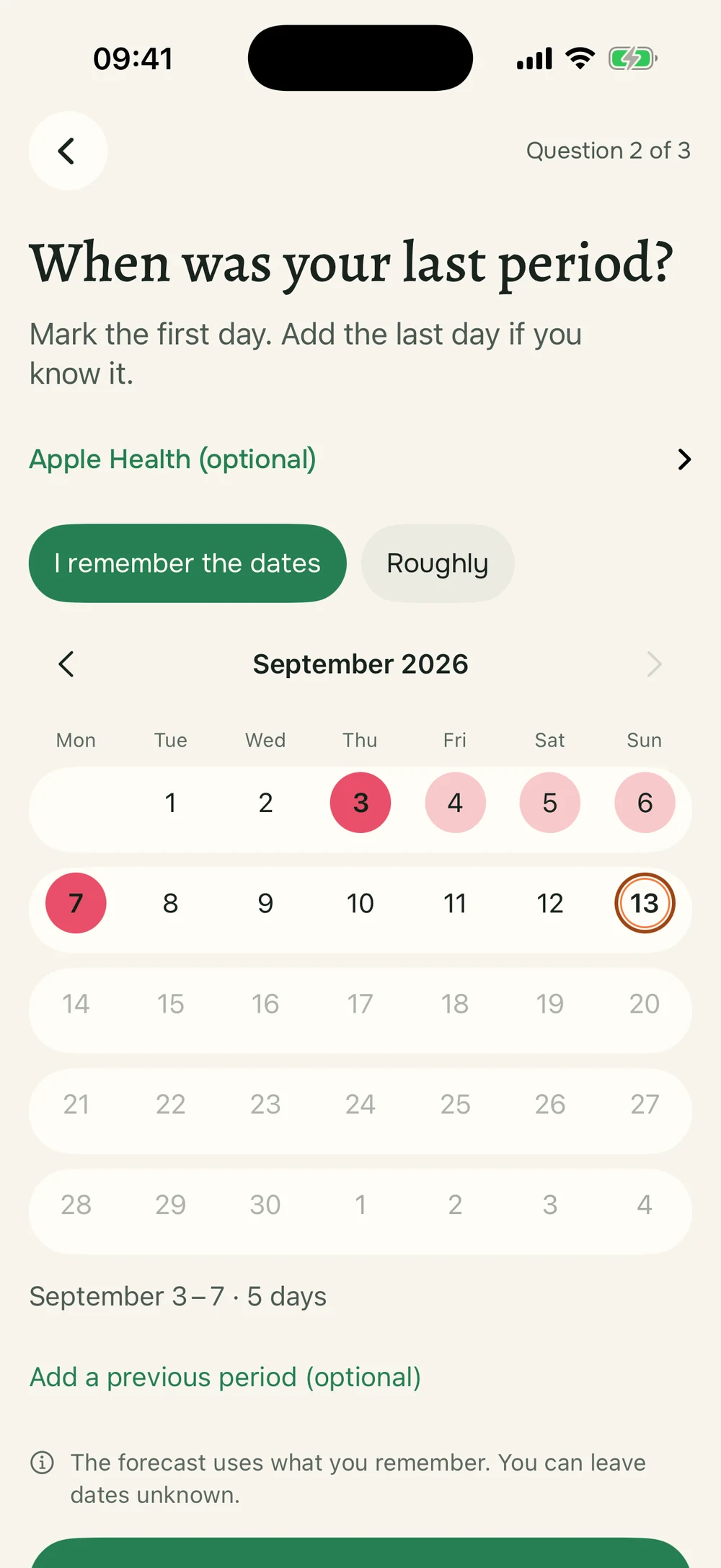 Ennakko — Use the dates you remember