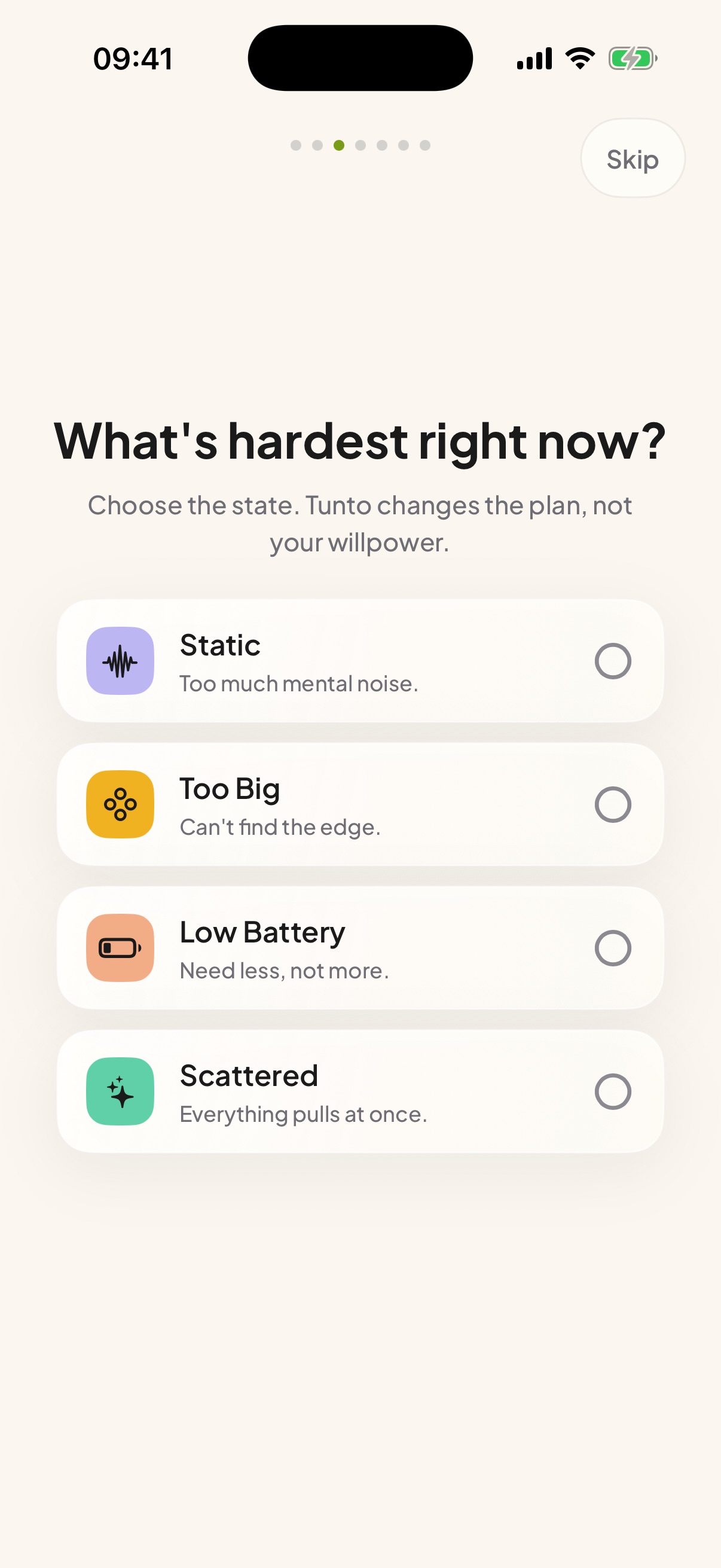 Tunto — Name what’s hardest